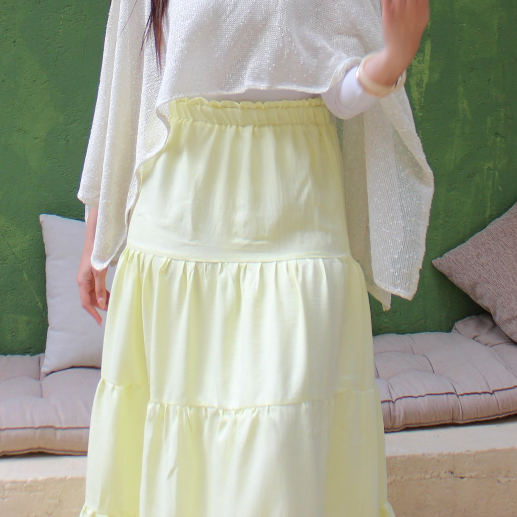 Butter yellow skirt
