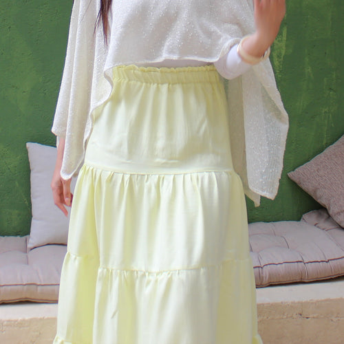 Butter yellow skirt