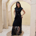 Lace skirt (black & white)