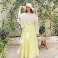 Butter yellow skirt