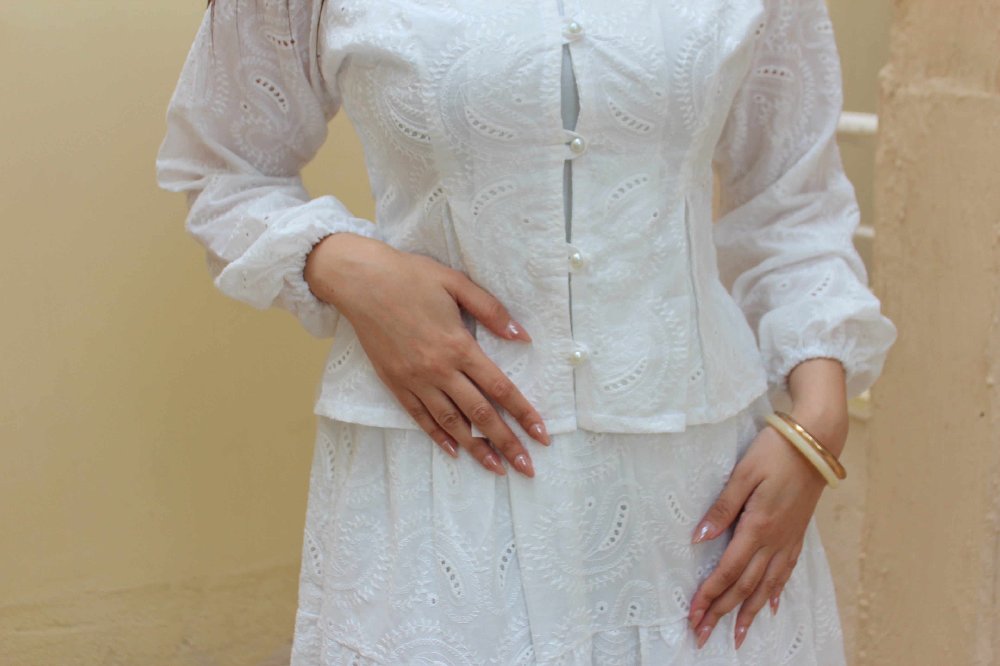 Voile White blouse