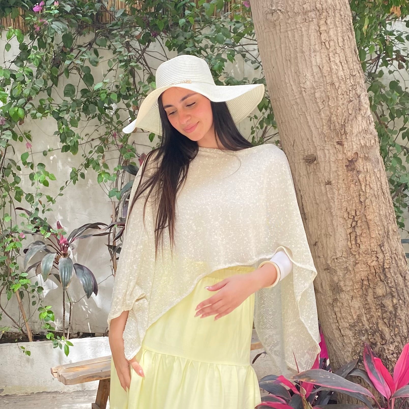 Glitter cape ( white - pink- gold )